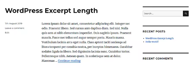 最佳WordPress摘录长度及相关插件