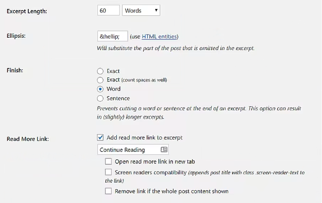 最佳WordPress摘录长度及相关插件